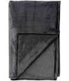 BH004 Brand Lab Extra Large Plush Fleece Blanket Charcoal colour image